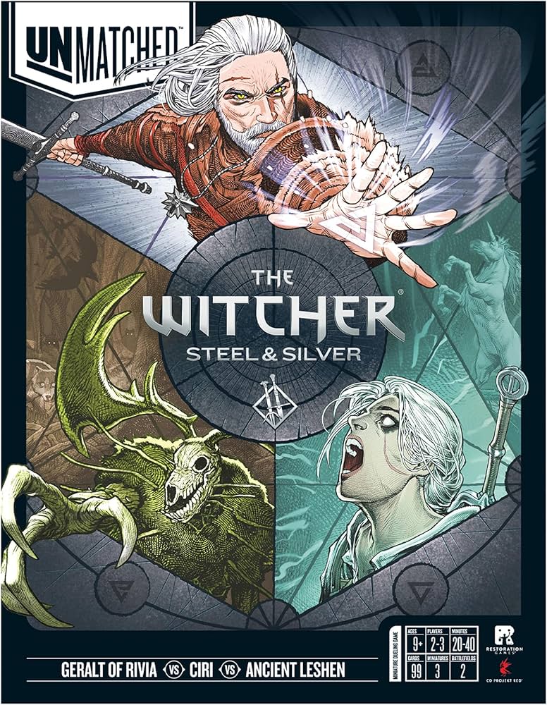 Unmatched: the witcher steel and silver